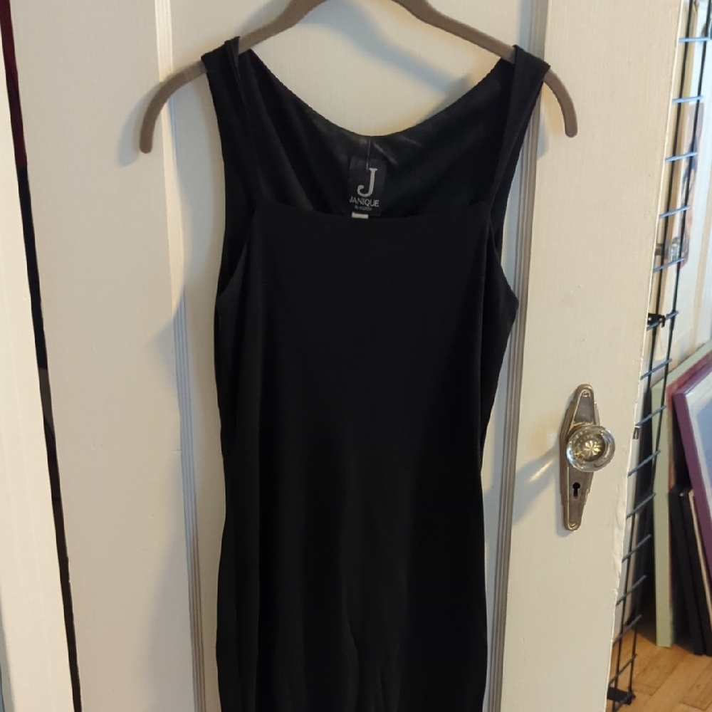 Vintage Janique Black Midi Dress